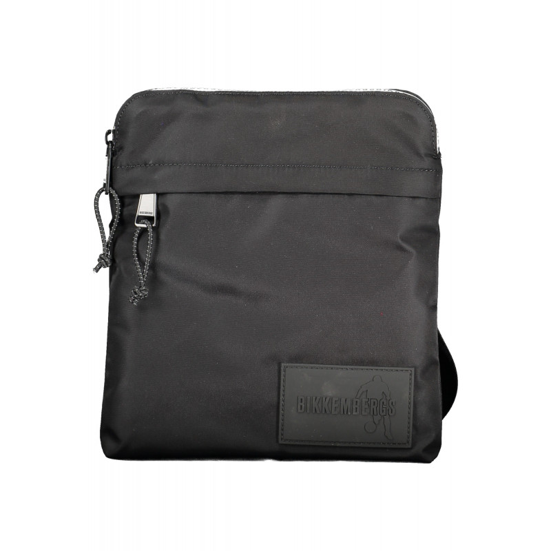 BIKKEMBERGS MEN'S BLACK SHOULDER BAG