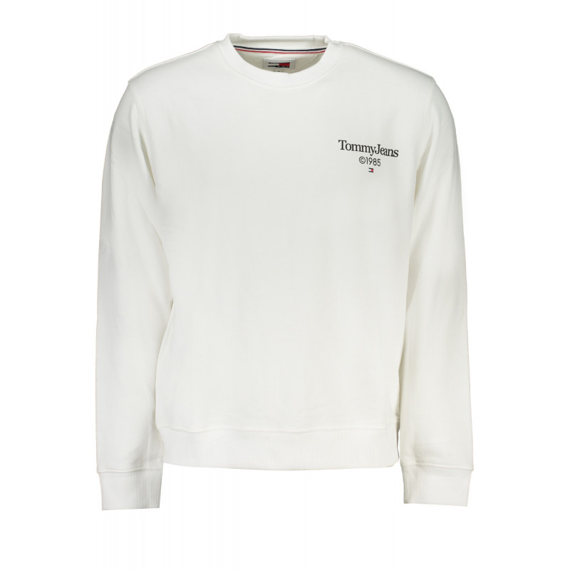 SWEAT-SHIRT TOMMY HILFIGER BLANC SANS FERMETURE ÉCLAIR POUR HOMMES