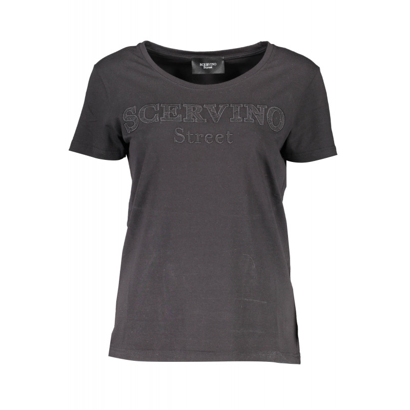 T-SHIRT MANCHES COURTES FEMME SCERVINO STREET NOIR
