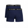 TRUSSARDI MEN'S BLUE BOXER