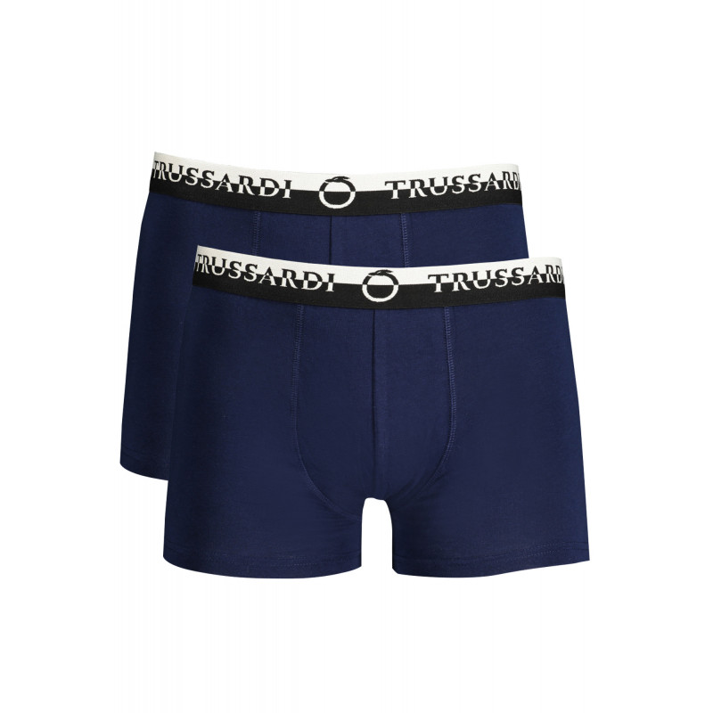 TRUSSARDI MEN'S BLUE BOXER