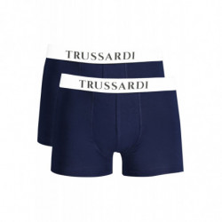 TRUSSARDI MEN'S BLUE BOXER