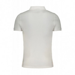 NORVÈGE 1963 POLO BLANC À MANCHES COURTES POUR HOMMES