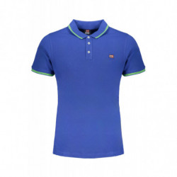 NORWEGEN 1963 BLAUES KURZARM-POLOSHIRT FÜR HERREN