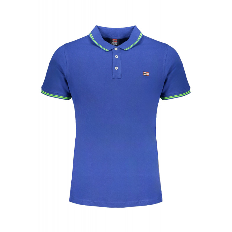 POLO MANGA CORTA HOMBRE AZUL NORUEGA 1963