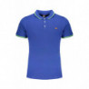 NORWAY 1963 MEN'S BLUE SHORT SLEEVE POLO SHIRT
