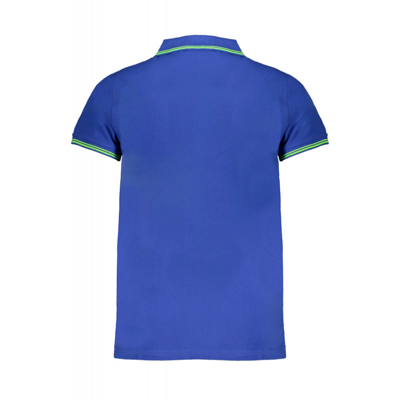 NORWEGEN 1963 BLAUES KURZARM-POLOSHIRT FÜR HERREN