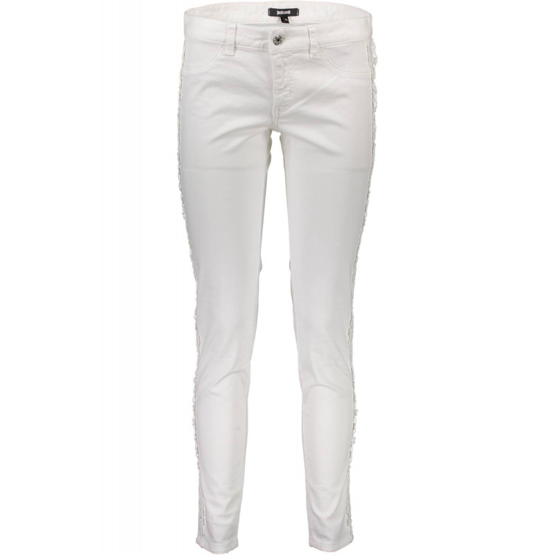 PANTALON FEMME JUST CAVALLI BLANC