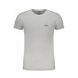 CAMISETA MANGA CORTA HOMBRE AERONAUTICA MILITARE BLANCA