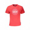 GIAN MARCO VENTURI MEN'S RED SHORT SLEEVE T-SHIRT