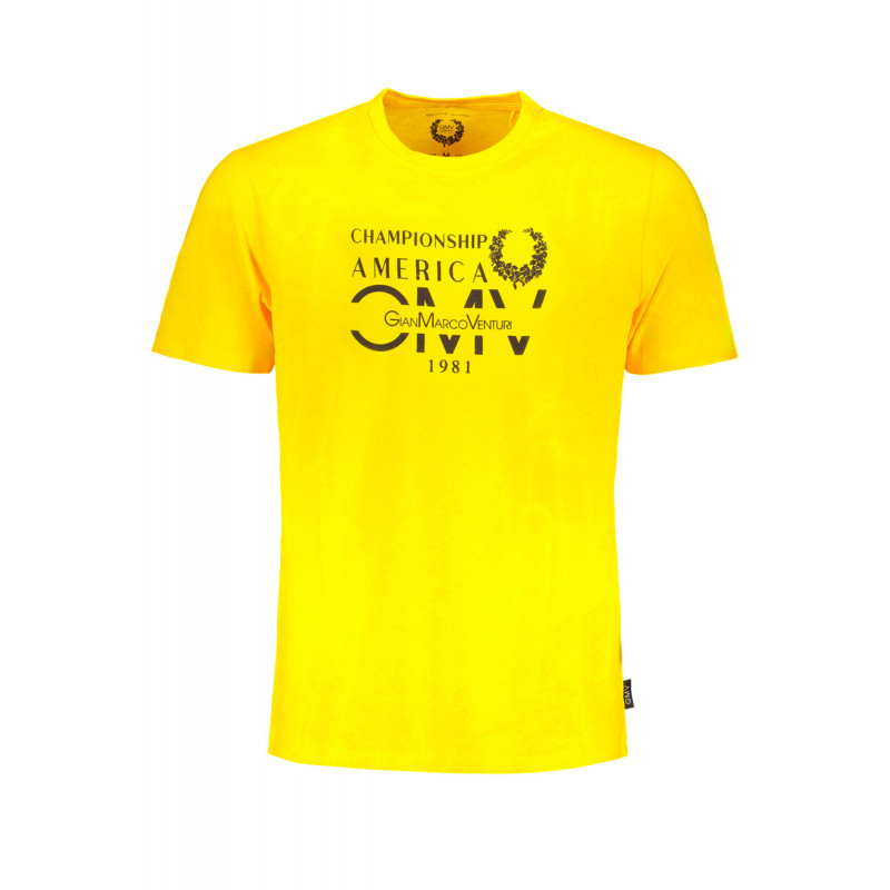 CAMISETA MANGA CORTA HOMBRE GIAN MARCO VENTURI AMARILLA