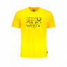 CAMISETA MANGA CORTA HOMBRE GIAN MARCO VENTURI AMARILLA