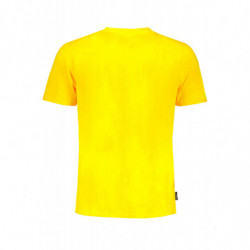 GIAN MARCO VENTURI YELLOW MEN'S SHORT SLEEVED T-SHIRT