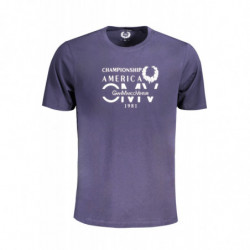 GIAN MARCO VENTURI HERREN-KURZÄRMELIGES T-SHIRT BLAU