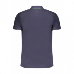 GIAN MARCO VENTURI HERREN-KURZÄRMELIGES POLOSHIRT BLAU