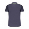 GIAN MARCO VENTURI HERREN-KURZÄRMELIGES POLOSHIRT BLAU