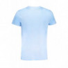 GIAN MARCO VENTURI HERREN-KURZÄRMELIGES T-SHIRT BLAU