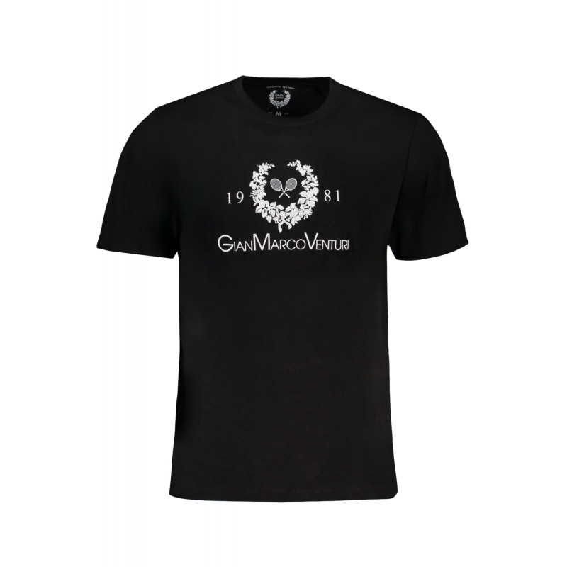 CAMISETA MANGA CORTA HOMBRE GIAN MARCO VENTURI NEGRO