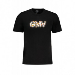 GIAN MARCO VENTURI HERREN-KURZÄRMELIGES T-SHIRT SCHWARZ