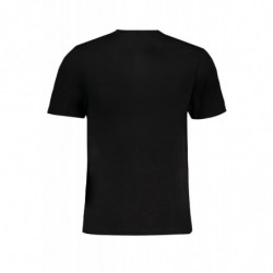 GIAN MARCO VENTURI MEN'S SHORT SLEEVED T-SHIRT BLACK