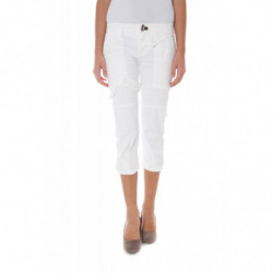 PANTALON PINOCCHIETTO FEMME BLANC PHARD