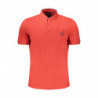 GIAN MARCO VENTURI HERREN-POLOSHIRT MIT KURZÄRMELN, ROT