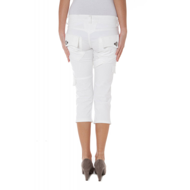 PANTALON PINOCCHIETTO FEMME BLANC PHARD