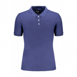 GIAN MARCO VENTURI HERREN-KURZÄRMELIGES POLOSHIRT BLAU