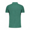GIAN MARCO VENTURI GREEN MEN'S SHORT SLEEVED POLO SHIRT