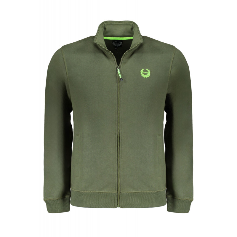 SWEAT-SHIRT ZIPPÉ HOMME GIAN MARCO VENTURI VERT