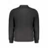 SWEAT-SHIRT ZIPPÉ NOIR GIAN MARCO VENTURI POUR HOMMES