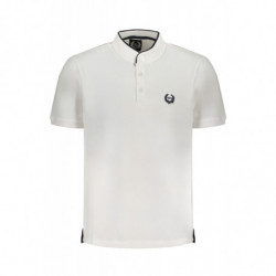 POLO BLANC MANCHES COURTES HOMME GIAN MARCO VENTURI