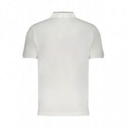 GIAN MARCO VENTURI WEISSES KURZÄRMELIGES POLOSHIRT FÜR HERREN