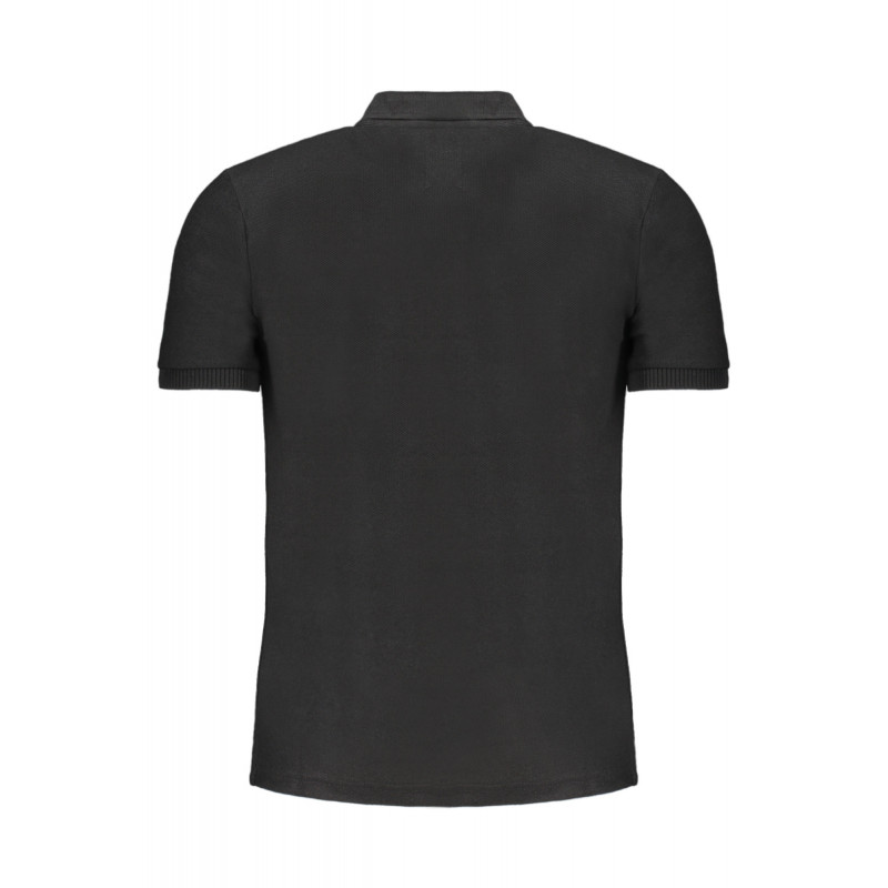 GIAN MARCO VENTURI POLO MANICHE CORTE UOMO NERO