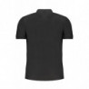 GIAN MARCO VENTURI MEN'S BLACK SHORT SLEEVED POLO SHIRT