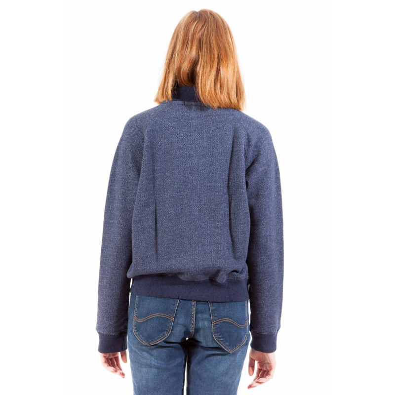 GANT SWEATSHIRT AVEC ZIP FEMME BLEU