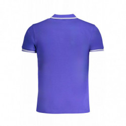 CAVALLI CLASS MEN'S SHORT SLEEVED POLO SHIRT BLUE