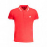 CAVALLI CLASS MEN'S SHORT SLEEVED POLO SHIRT RED