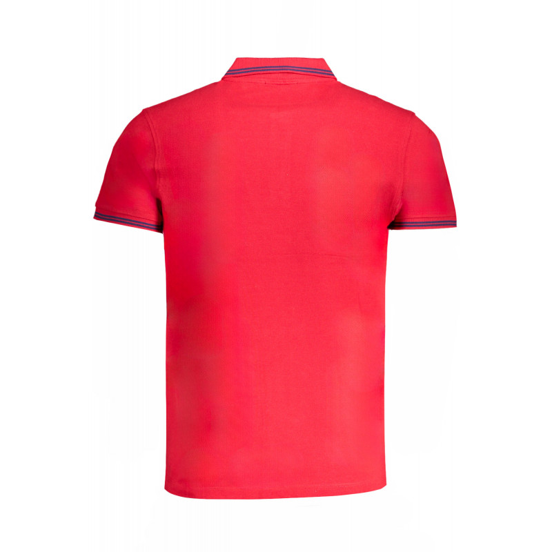 CAVALLI POLO MANCHES COURTES HOMME CLASS ROUGE