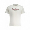 PEPE JEANS MEN'S SHORT SLEEVED T-SHIRT WHITE