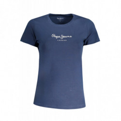 PEPE JEANS DAMEN KURZARM T-SHIRT BLAU