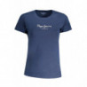 PEPE JEANS DAMEN KURZARM T-SHIRT BLAU