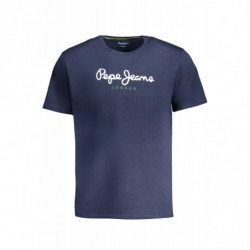 PEPE JEANS MEN'S SHORT SLEEVED T-SHIRT BLUE