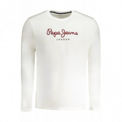 PEPE JEANS MEN'S LONG-SLEEVED T-SHIRT WHITE