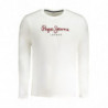 Camiseta blanca de manga larga para hombre de PEPE JEANS