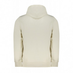 CALVIN KLEIN MEN'S WHITE ZIPLESS SWEATSHIRT