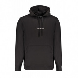 SUDADERA SIN CREMALLERA NEGRA DE HOMBRE CALVIN KLEIN