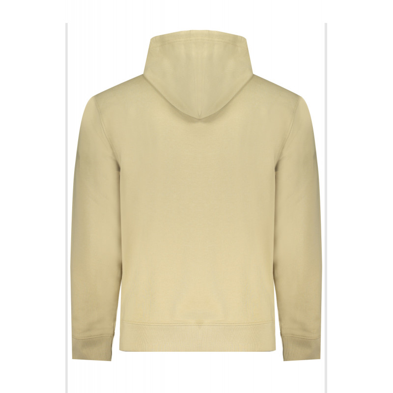CALVIN KLEIN MEN'S BEIGE ZIPLESS SWEATSHIRT