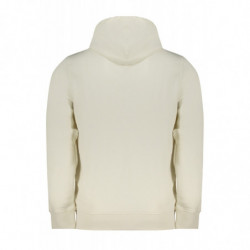 CALVIN KLEIN WEISSES SWEATSHIRT FÜR HERREN MIT REISSVERSCHLUSS