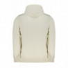 CALVIN KLEIN MEN'S WHITE ZIPLESS SWEATSHIRT